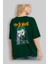 Joker (6) Arka Baskılı Zümrüt Yeşili Oversize T-Shirt Bisiklet Yaka Erkek Kadın 4