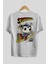 Superman (2) Arka Baskılı Beyaz Oversize T-Shirt Bisiklet Yaka Pamuk Erkek Kadın 2