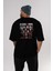 La Casa De Papel (5) Arka Baskılı Siyah Oversize T-Shirt Bisiklet Yaka Pamuk Erkek Kadın 5