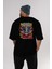 Doctor Strange (1) Arka Baskılı Siyah Oversize T-Shirt Bisiklet Yaka Pamuk Erkek Kadın 5
