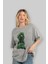 Hulk (1) Ön Baskılı Gri Oversize T-Shirt Bisiklet Yaka Pamuk Erkek Kadın 4