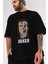 Joker (8) Ön Baskılı Siyah Oversize T-Shirt Bisiklet Yaka Erkek Kadın 3