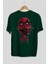 Deadpool (22) Arka Baskılı Zümrüt Yeşili Oversize T-Shirt Bisiklet Yaka Erkek Kadın 2
