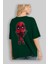 Deadpool (22) Arka Baskılı Zümrüt Yeşili Oversize T-Shirt Bisiklet Yaka Erkek Kadın 4