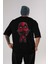 Deadpool (22) Arka Baskılı Siyah Oversize T-Shirt Bisiklet Yaka Pamuk Erkek Kadın 1