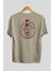 Deadpool (5) Arka Baskılı Bej Oversize T-Shirt Bisiklet Yaka Pamuk Erkek Kadın 2