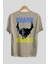 Batman (16) Arka Baskılı Bej Oversize T-Shirt Bisiklet Yaka Pamuk Erkek Kadın 2