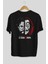 La Casa De Papel (9) Arka Baskılı Siyah Oversize T-Shirt Bisiklet Yaka Pamuk Erkek Kadın 2