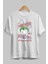 Joker (4) Ön Baskılı Beyaz Oversize T-Shirt Bisiklet Yaka Erkek Kadın 2