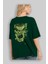 Hulk (4) Arka Baskılı Zümrüt Yeşili Oversize T-Shirt Bisiklet Yaka Erkek Kadın 4