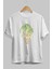 Joker (3) Ön Baskılı Beyaz Oversize T-Shirt Bisiklet Yaka Erkek Kadın 2