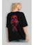 Deadpool (22) Arka Baskılı Siyah Oversize T-Shirt Bisiklet Yaka Pamuk Erkek Kadın 4