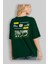 The Empire Culture Japan Arka Baskılı Zümrüt Yeşili Oversize T-Shirt Erkek Kadın Bisiklet Yaka 4