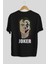 Joker (8) Arka Baskılı Siyah Oversize T-Shirt Bisiklet Yaka Pamuk Erkek Kadın 2