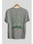 Hulk (11) Arka Baskılı Gri Oversize T-Shirt Bisiklet Yaka Pamuk Erkek Kadın 2