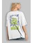 Hulk (2) Arka Baskılı Beyaz Oversize T-Shirt Bisiklet Yaka Pamuk Erkek Kadın 3