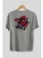 Deadpool (21) Arka Baskılı Gri Oversize T-Shirt Bisiklet Yaka Pamuk Erkek Kadın 2
