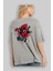 Deadpool (21) Arka Baskılı Gri Oversize T-Shirt Bisiklet Yaka Pamuk Erkek Kadın 3