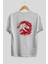 Jurassic Park (3) Arka Baskılı Beyaz Oversize T-Shirt Bisiklet Yaka Pamuk Erkek Kadın 2