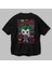 Joker (4) Arka Baskılı Siyah Oversize T-Shirt Bisiklet Yaka Pamuk Erkek Kadın 3