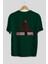 La Casa De Papel (1) Arka Baskılı Zümrüt Yeşili Oversize T-Shirt Bisiklet Yaka Erkek Kadın 2