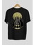 Batman 6 Arka Baskılı Siyah Oversize T-Shirt Bisiklet Yaka Pamuk Erkek Kadın 2