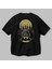 Batman 6 Arka Baskılı Siyah Oversize T-Shirt Bisiklet Yaka Pamuk Erkek Kadın 3