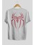 Spiderman (1) Arka Baskılı Beyaz Oversize T-Shirt Bisiklet Yaka Pamuk Erkek Kadın 2