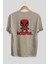 Deadpool (17) Arka Baskılı Bej Oversize T-Shirt Bisiklet Yaka Pamuk Erkek Kadın 2