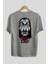 La Casa De Papel (12) Arka Baskılı Gri Oversize T-Shirt Bisiklet Yaka Pamuk Erkek Kadın 2