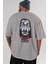 La Casa De Papel (12) Arka Baskılı Gri Oversize T-Shirt Bisiklet Yaka Pamuk Erkek Kadın 5