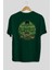 Hulk (7) Arka Baskılı Zümrüt Yeşili Oversize T-Shirt Bisiklet Yaka Erkek Kadın 2