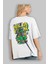 Hulk (5) Arka Baskılı Beyaz Oversize T-Shirt Bisiklet Yaka Pamuk Erkek Kadın 3