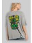 Hulk (5) Arka Baskılı Gri Oversize T-Shirt Bisiklet Yaka Pamuk Erkek Kadın 3