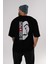 La Casa De Papel (3) Arka Baskılı Siyah Oversize T-Shirt Bisiklet Yaka Pamuk Erkek Kadın 5