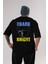 Batman (16) Arka Baskılı Siyah Oversize T-Shirt Bisiklet Yaka Pamuk Erkek Kadın 1
