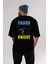 Batman (16) Arka Baskılı Siyah Oversize T-Shirt Bisiklet Yaka Pamuk Erkek Kadın 5