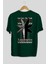 God Save The Youth Arka Baskılı Zümrüt Yeşili Oversize T-Shirt Unisex Erkek Kadın Bisiklet Yaka 2