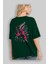 Spiderman (23) Arka Baskılı Zümrüt Yeşili Oversize T-Shirt Bisiklet Yaka Erkek Kadın 4