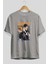 Shouyou Hinata 12 Anime Ön Baskılı Gri Oversize T-Shirt %100 Pamuk Erkek Kadın 2