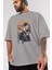 Shouyou Hinata 12 Anime Ön Baskılı Gri Oversize T-Shirt %100 Pamuk Erkek Kadın 3