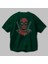 Deadpool (4) Arka Baskılı Zümrüt Yeşili Oversize T-Shirt Bisiklet Yaka Erkek Kadın 3