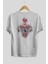 Spiderman (9) Arka Baskılı Beyaz Oversize T-Shirt Bisiklet Yaka Pamuk Erkek Kadın 2