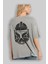 Trooper Arka Baskılı Gri Oversize T-Shirt Unisex Erkek Kadın Bisiklet Yaka 3