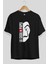 La Casa De Papel (3) Ön Baskılı Siyah Oversize T-Shirt Bisiklet Yaka Erkek Kadın 2