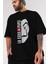 La Casa De Papel (3) Ön Baskılı Siyah Oversize T-Shirt Bisiklet Yaka Erkek Kadın 3
