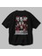 La Casa De Papel (2) Arka Baskılı Siyah Oversize T-Shirt Bisiklet Yaka Pamuk Erkek Kadın 3