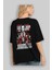 La Casa De Papel (2) Arka Baskılı Siyah Oversize T-Shirt Bisiklet Yaka Pamuk Erkek Kadın 4