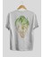 Joker (3) Arka Baskılı Beyaz Oversize T-Shirt Bisiklet Yaka Pamuk Erkek Kadın 2