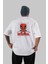 Deadpool (17) Arka Baskılı Beyaz Oversize T-Shirt Bisiklet Yaka Pamuk Erkek Kadın 1